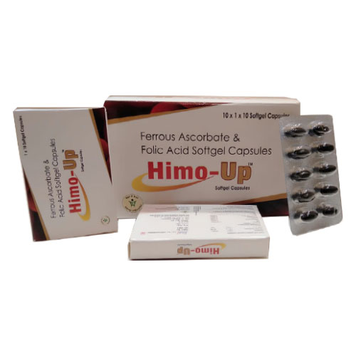 Ferrous Ascorbate + Folic Acid Softgel Capsules