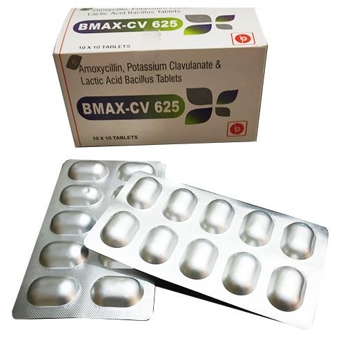 Amoxycillin+Potassium Clavulanate+ Lactic Acid Bacillus Tablets