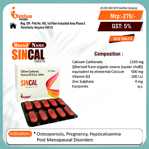 SINCAL TABLETS