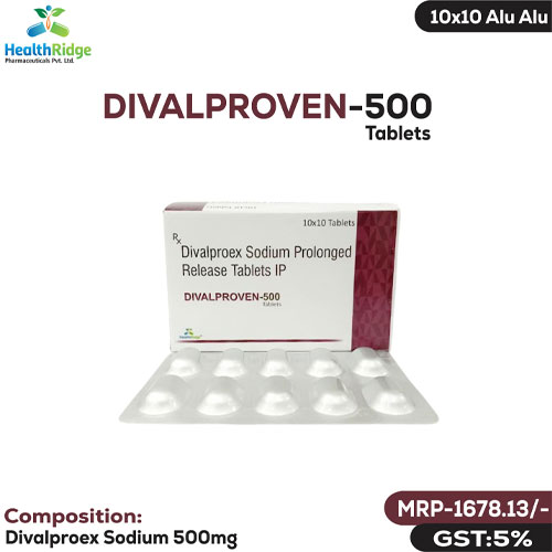 DIVALPROVEN-OD 500 TABLETS