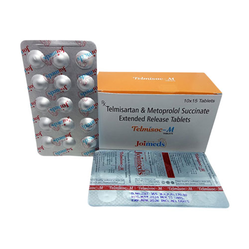 Telmisartan 40mg + Metoprolol 50mg Tablets