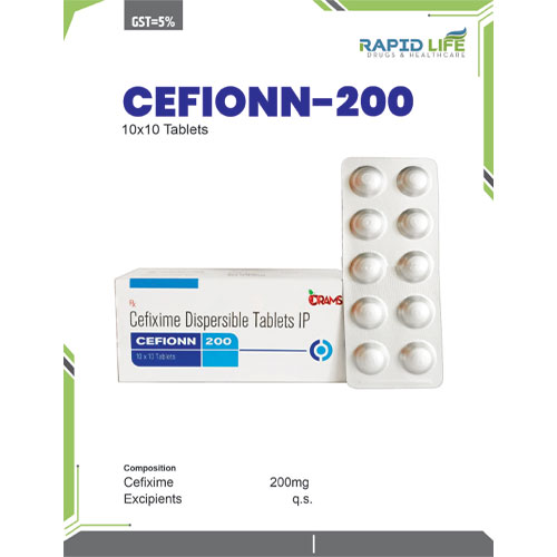 Cefixime 200mg+ Lactic Acid Bacillus DT Tablets