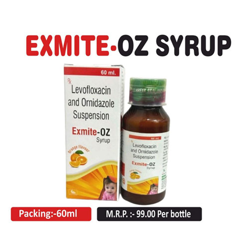 Levofloxacin 125mg + Ornidazole 125mg/5ML SUSPENSION
