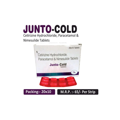 Nimesulide 100 Mg + Paracetamol 325 mg + Cetirizine 5mg + levocetirizine Dihydrochloride 5mg Tablets