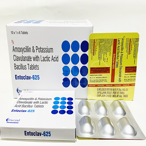 ENTOCLAV 625 Tablets