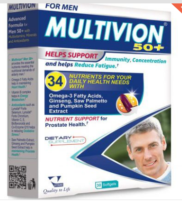 Multivion 50+ for Men Softgel Capsules