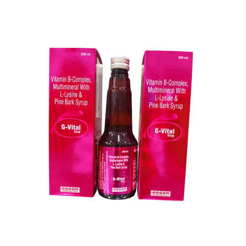 Vitamin B-Complex + Multimineral With L-lysine + Pine Bark Syrup