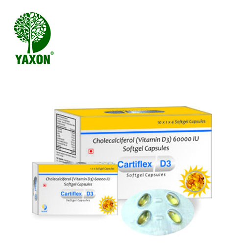 CARTIFLEX-D3 SOFTGEL CAPSULES