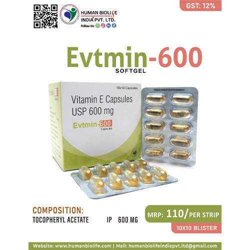 EVTMIN-600 SOFTGEL CAPSULES
