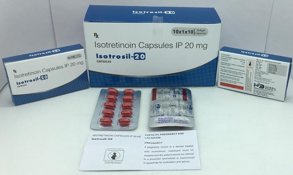Isotretinoin 20mg Soft Gel Capsules