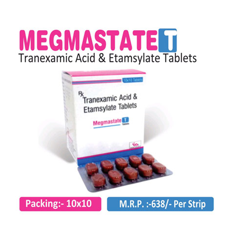 Tranexamic Acid 250mg + Etamsylate B.P 250 mg Tablets