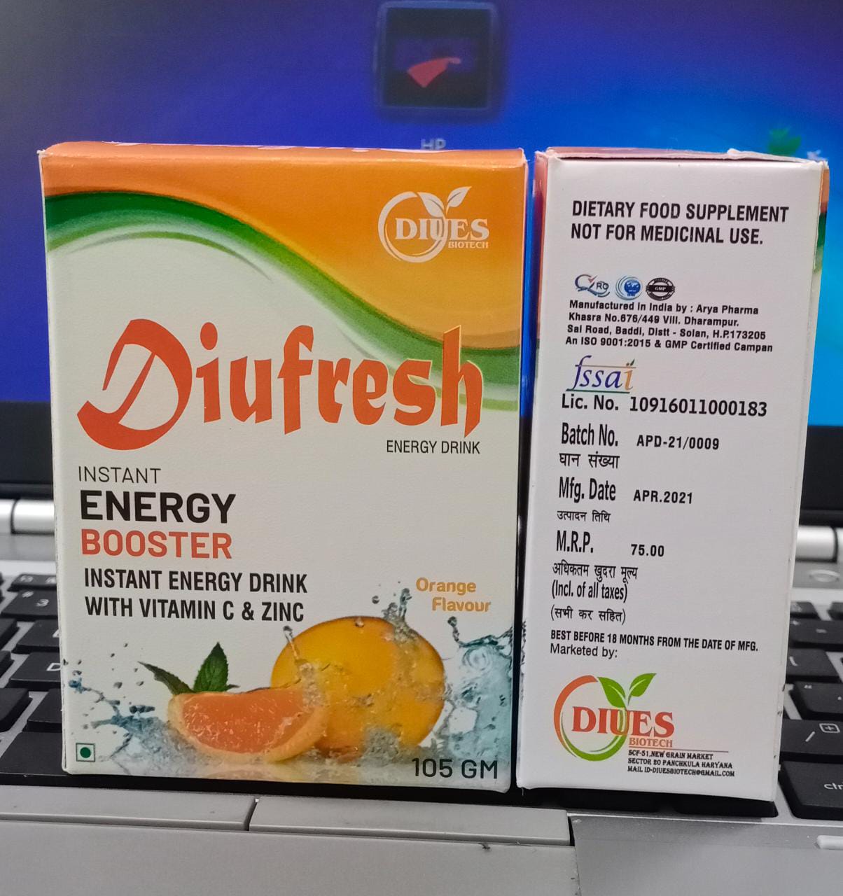 DIUFRESH - ANERGY POWDER