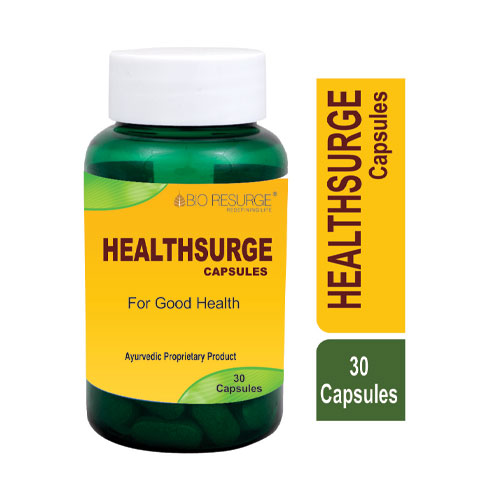 BIO RESURGE LIFE Healthsurge Capsules for General Weakness, Vigour, and Vitality (30 Tablets)