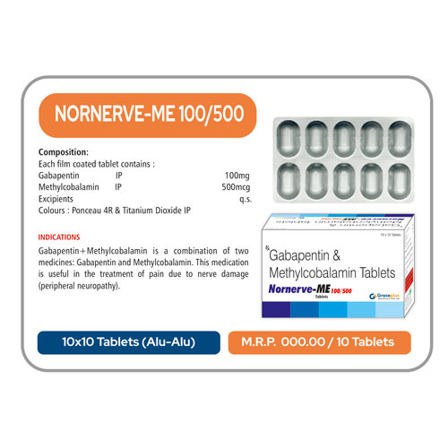 NORNERVE ME-100/500 TABLETS