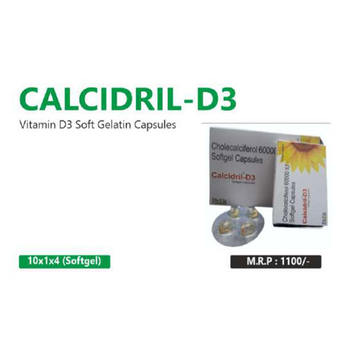 CALCIDRIL-D3 SOFTGEL CAPSULES
