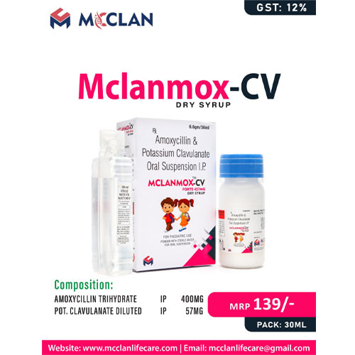 MCLANMOX - CV DRY SYRUP