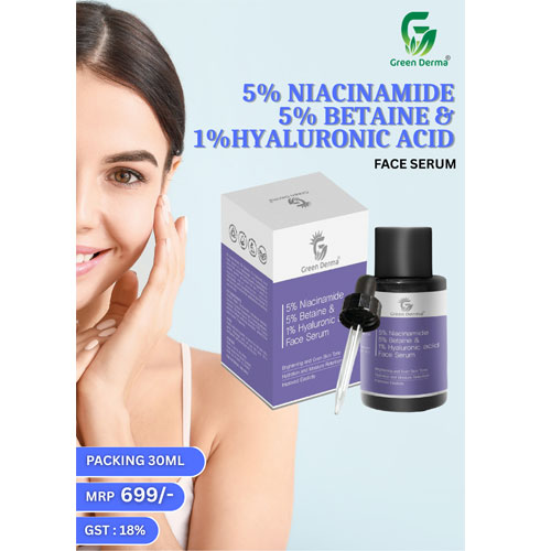 NIACINAMIDE+ BETAINE + HYALURONIC ACID FACE SERUM