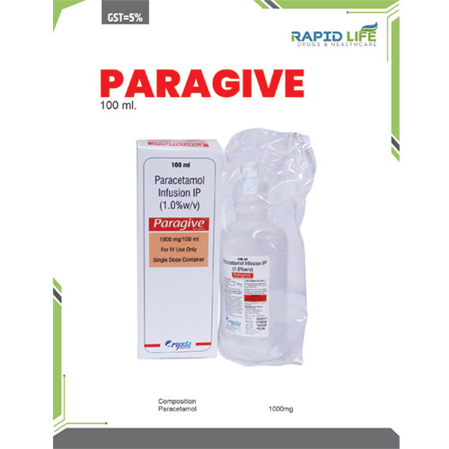 Paracetamol 1% IP Infusion