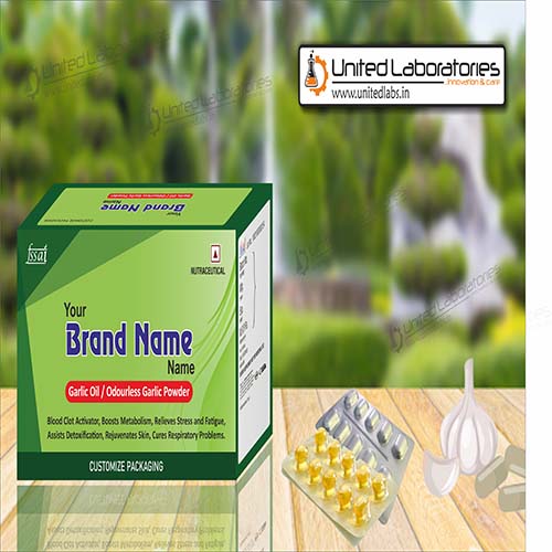 Garlic Oil / Odourless Garlic Powder Softgel Capsules