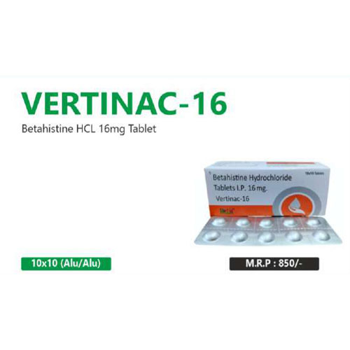 VERTINAC-16 TABLETS