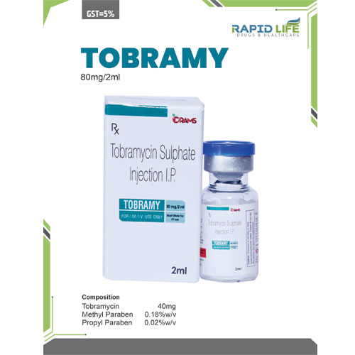 TOBRAMYCIN PHENOL 80mg INJECTION