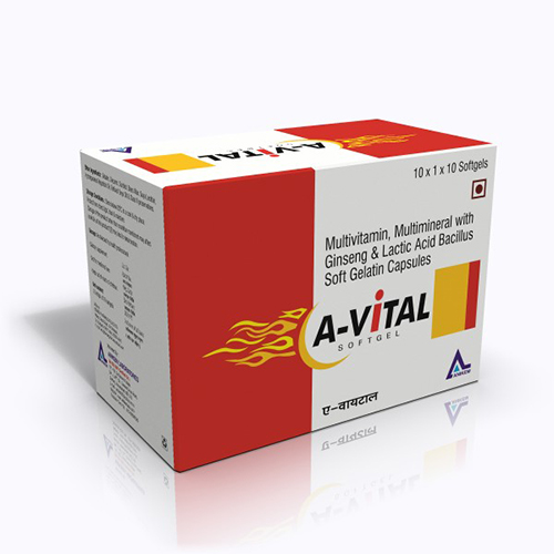 A-VITAL Softgel Capsules (Food Formula)