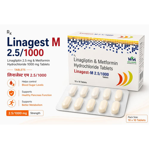 LINAGEST-M 2.5/1000 TABLETS
