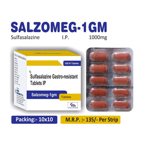 Sulfasalazine 1000mg Tablets