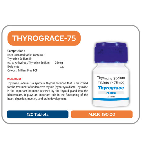 THYROGRACE-75 TABLETS