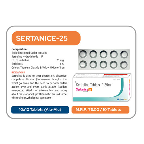 SERTANICE-25 TABLETS