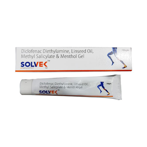 Diclofenac Diethylamine + Linseed Oil + Methyl Salicylate and Menthol Gel