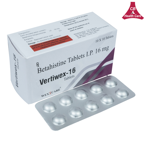 Betahistine Tablets I.P.16mg