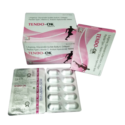 L-ARGININE 500MG(SR)+ CHONDROITIN SULFATE SODIUM 200MG+ COLLAGEN PEPTIDE TYPE-I 40MG Tablets