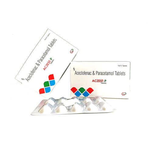Aceclofenac 100mg + Paracetamol 325mg Tablets