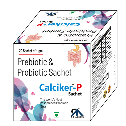 Fructo-Oligosaccharide 25mg+Strerptococcus 30million+Bacillius Merserentericus 1million+Zinc Sachet