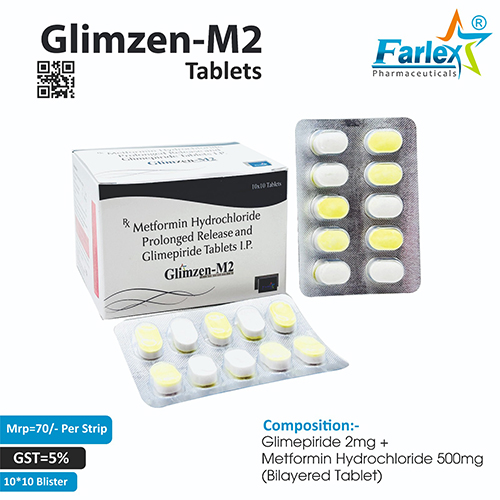 GLIMZEN-M2 TABLETS (10*10 BLISTER)