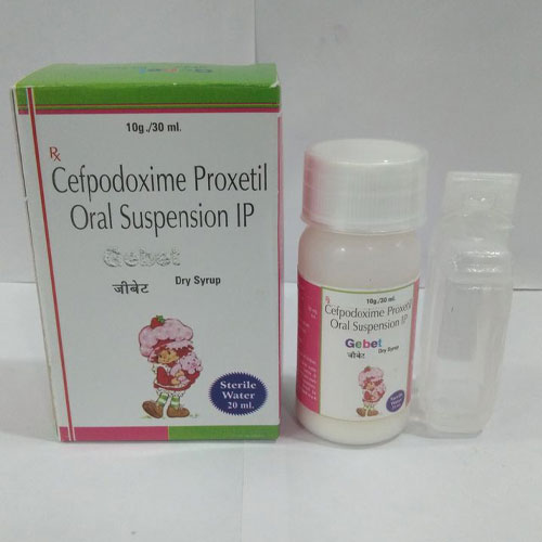 GEBET DRY SYRUP (HDPE BOTTLE) WFI 