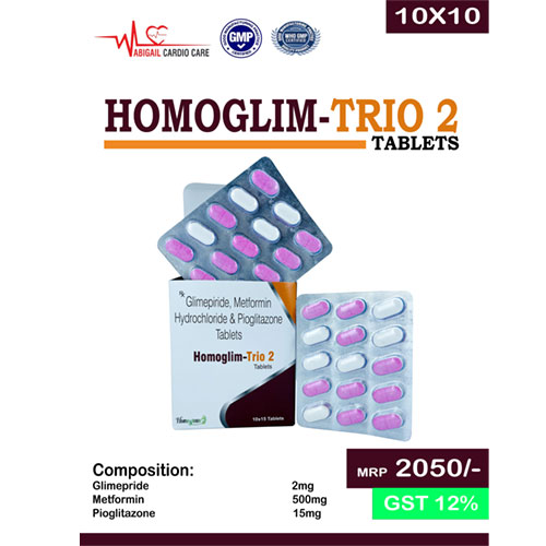 HOMOGLIM-TRIO 2 Tablets