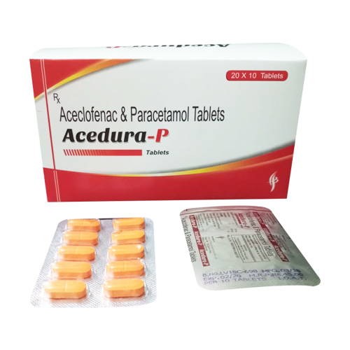 ACECLOFENAC 100MG+ PARACETAMOL 325 MG UNCOATED/ FILM Tablets