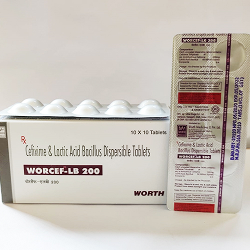WORCEF-LB 200 Tablets        