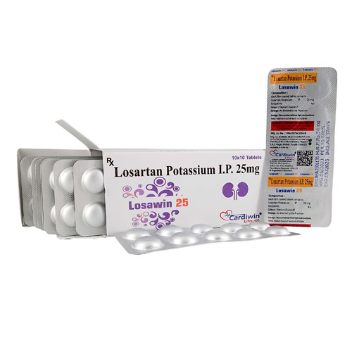 Losartan Potassium I.P. 25Mg Tablet
