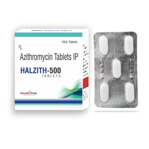 HALZITH-500 TABLETS (10*5 Blister Packing)