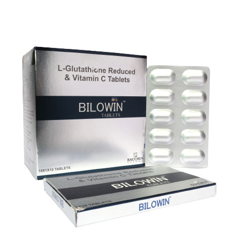 L-GLUTATHIONE 500mg + VITAMIN- C 40mg