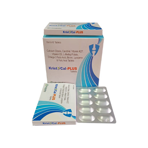 Calcium Citrate + Calcitriol + Vitamin k27 + Vitamin D3 + L-Methyl Folate Tablets