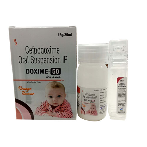 DOXIME-50 DRY SYRUP 