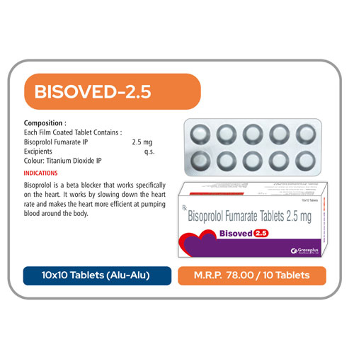 BISOVED-2.5 TABLETS
