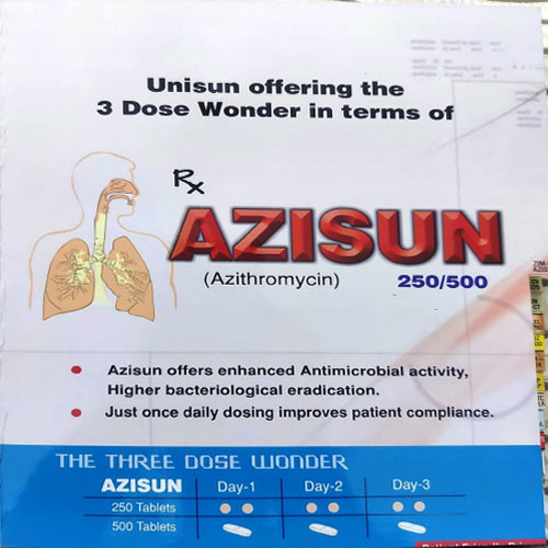 AZISUN-250MG Tablets