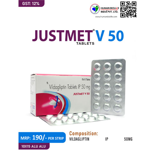Justmet-V 50 Tablets