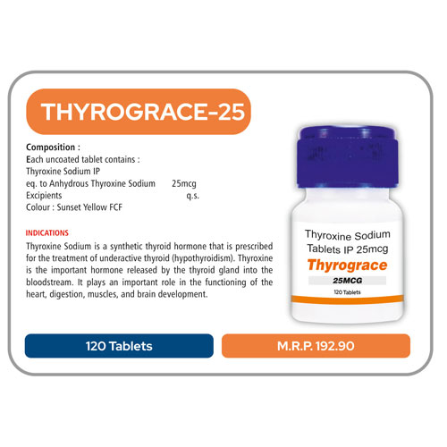 THYROGRACE-25 TABLETS