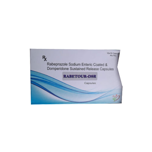 Rabeprazole Sodium Enteric Coated + Domperidone Sustained Release Capsules